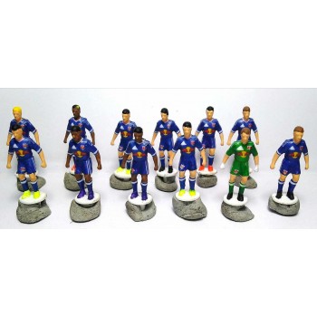 Subbuteo Andrew Table Soccer Red Bull Salzburg away kit 2013-14 no bases no box only 12 figures